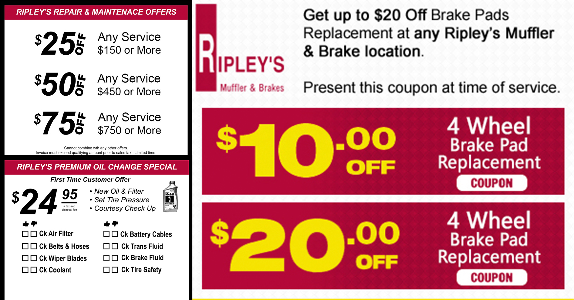 Ripley-Promotional-Coupons-and-Sheet-Design-Projects